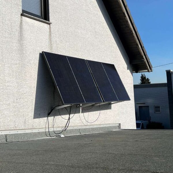 Balkonkraftwerk An Fassade Montieren