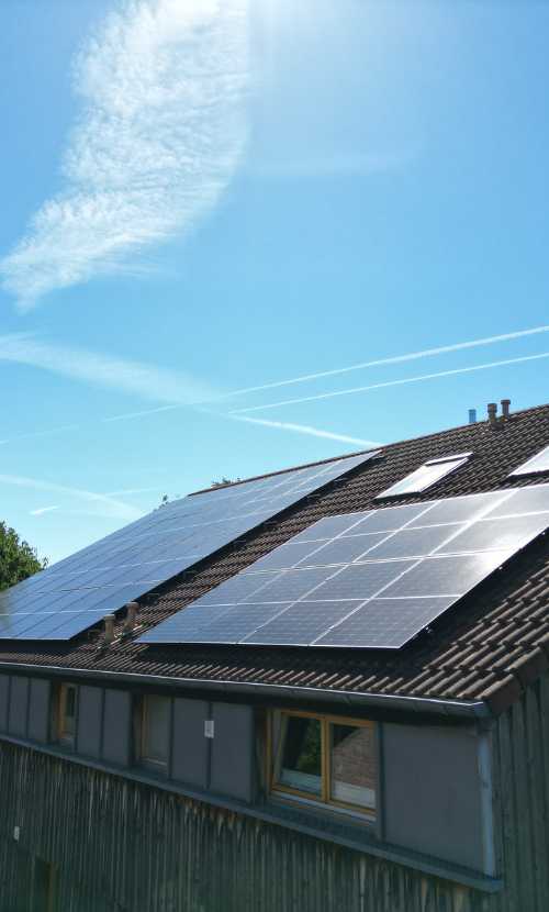 Kundenprojekt einer Photovoltaikanlage in Aachen